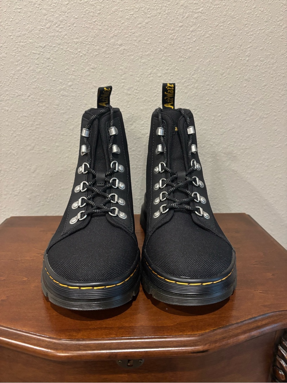 Dr. Martens Combs W Black Combat Boots Women’s US 8 EU 39 Lightweight
